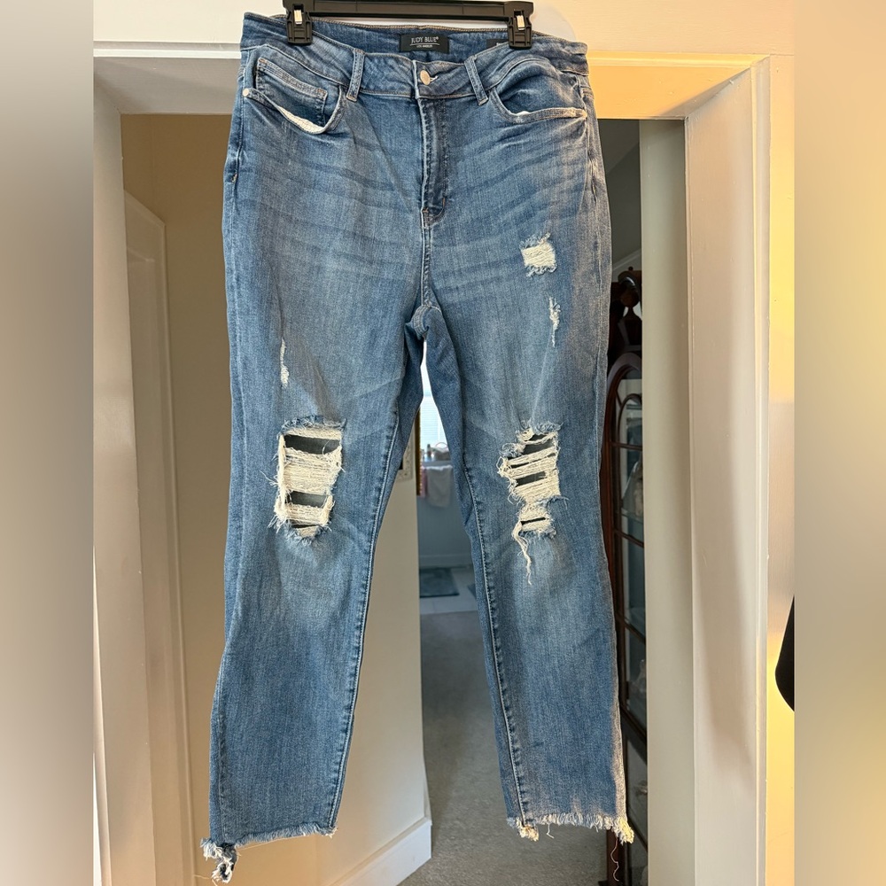Judy Blue Distressed Blue Jeans size 16W